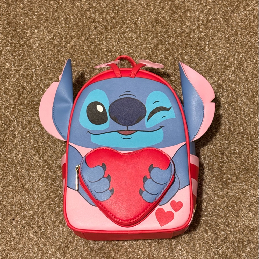 Disney Stitch Blue and Pink Backpack